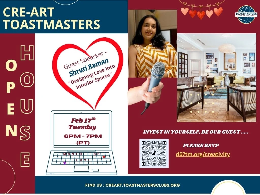 Cre-Art Toastmasters Open House